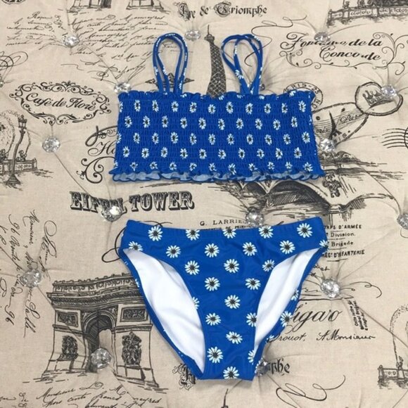 NWOT Tucker + Tate Smocked Two-Piece Swimsuit - Picture 2 of 8